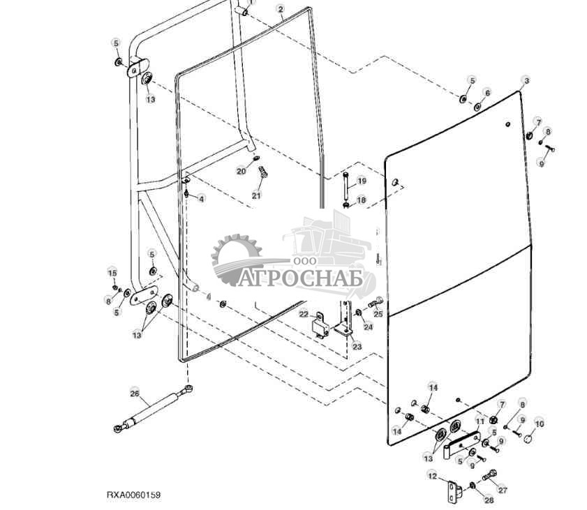 Левая дверца 